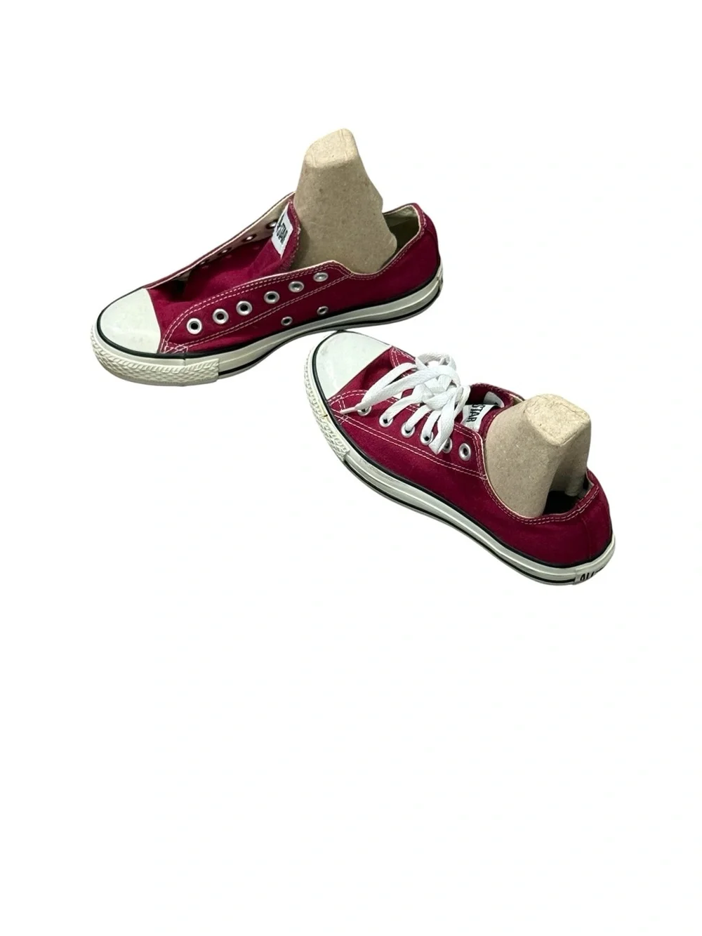 Converse Kids maroon Low Top Canvas Sneakers